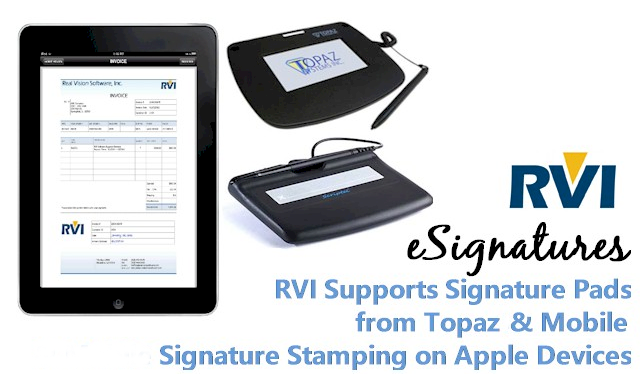 RVI eSignature capture